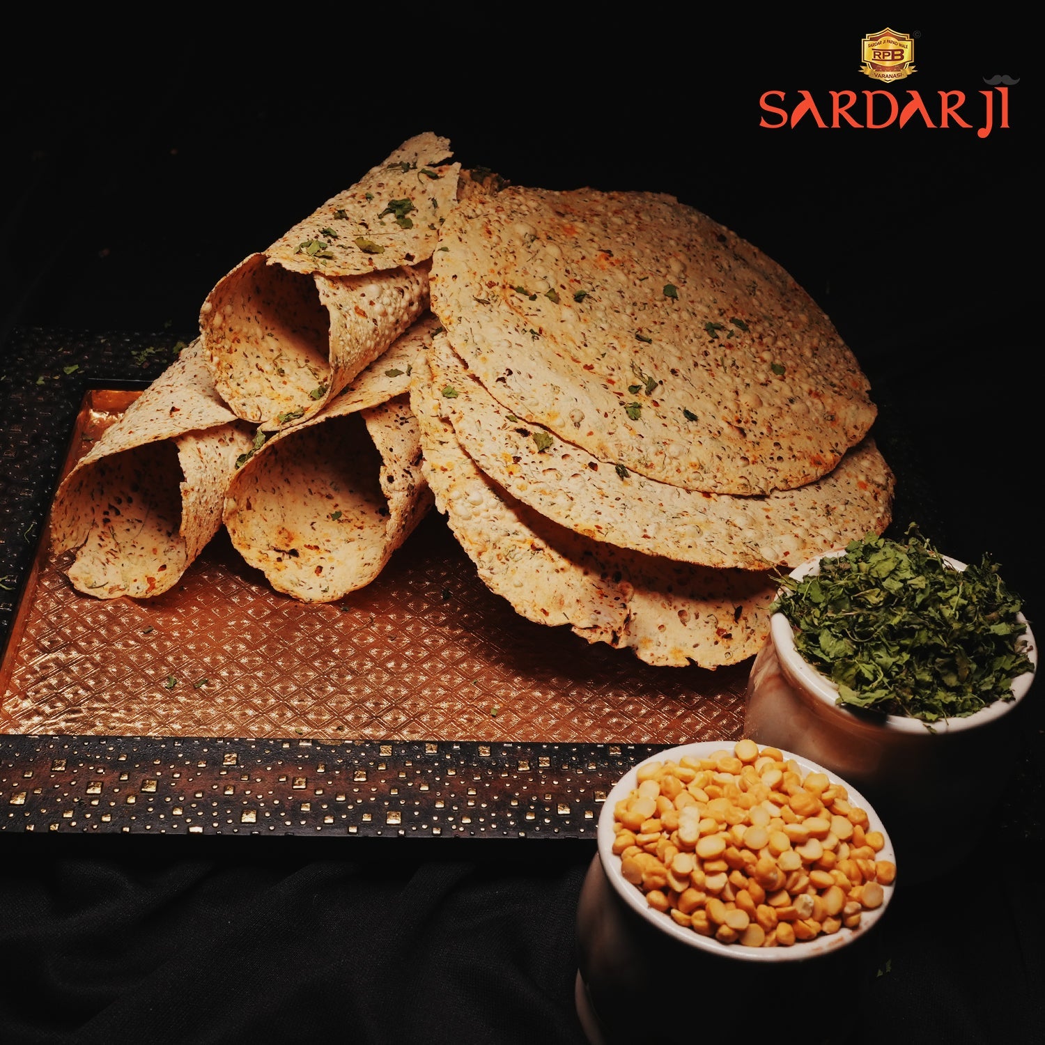 Chana Methi Papad